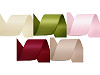 Atlasband / Satinband beidseitig Breite 40 mm matt