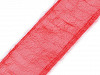 Organza ribbon with nylon width 43 mm