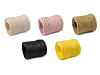 Raffia Ribbon / Yarn for crafting, crochet, weaving - synthetic, width 10 mm