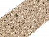 Christmas ribbon imitation jute with glitter, width 60 mm