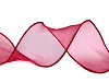 Organza Ribbon with a pearl sheen, width 55 mm