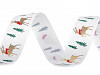 Christmas Grossgrain Ribbon, Reindeer width 25 mm