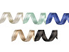 Nastro con lurex, larghezza: 25 mm