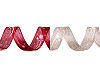 Christmas Ribbon width 25 mm, Comet