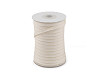 Rypsová bavlnená stuha / pútko šírka 6 mm