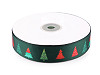 Christmas ribbon double-sided, width 25 mm