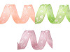 Ribbon with Flowers, width 25 mm