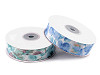 Double-sided clothing ribbon with print width 25 mm