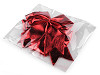 Christmas red metallic bow 10.5x12 cm