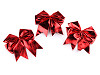 Christmas red metallic bow 10.5x12 cm