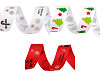 Christmas grosgrain ribbon, width 25 mm