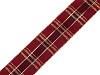 Checkered ribbon with lurex and wire width 40 mm