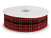 Checkered ribbon width 40 mm