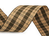 Checkered ribbon width 40 mm