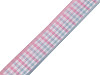 Checkered ribbon width 25 mm