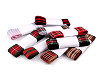 Checkered ribbon width 25 mm