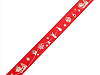 Christmas satin ribbon width 10 mm