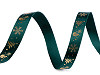 Christmas satin ribbon, width 10 mm