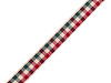 Checkered ribbon width 10 mm