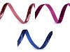 Velvet lurex ribbon, width 6 mm