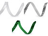 Nastro in velluto lurex, larghezza: 6 mm