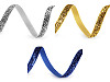 Nastro in velluto lurex, larghezza: 6 mm
