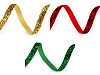 Velvet lurex ribbon, width 6 mm