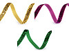 Nastro in velluto lurex, larghezza: 6 mm