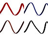Samtband, Breite 3 mm