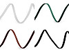 Velvet ribbon, width 3 mm