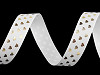 Grosgrain ribbon heart, width 15 mm