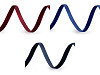 Velvet ribbon width 7 mm
