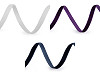 Velvet ribbon width 7 mm