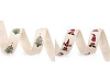 Nastro in cotone, larghezza: 15 mm, motivo: Natale