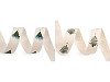 Cotton ribbon width 15 mm Christmas