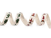 Weihnachts-Baumwollband, Breite 15 mm
