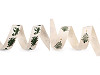 Cotton ribbon width 15 mm Christmas
