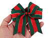 Karácsonyi ripsz szalag 12x13 cm grosgrain