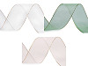 Organza ribbon with lurex, width 40 mm