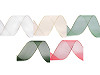 Organza ribbon with lurex, width 40 mm