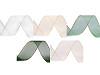 Organza ribbon with lurex, width 40 mm