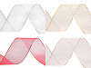 Monofilband mit Lurex, Breite 40 mm