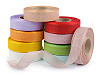 Canvas ribbon with nylon line, width 25 mm