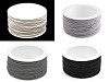 Elastico tondo, per cappello, Ø 1,2 mm 
