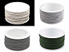 Elastico tondo, per cappello, Ø 1,2 mm 