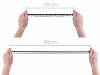 Single Frill Elastic Ribbon, width 18 mm