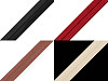 Liseré élastique plissé, brillant, largeur 20 mm