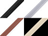 Bordo elastico ripiegabile, lucido, larghezza: 20 mm