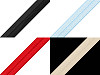 Liseré élastique plissé, brillant, largeur 20 mm