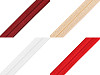 Bordo elasticizzato plissettato, larghezza: 16 mm
